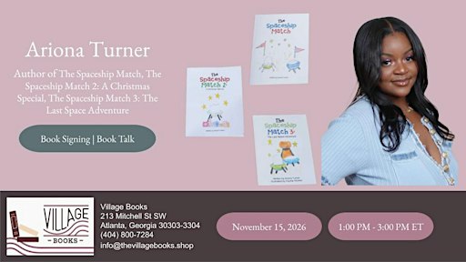 Book Signing with Ariona Turner