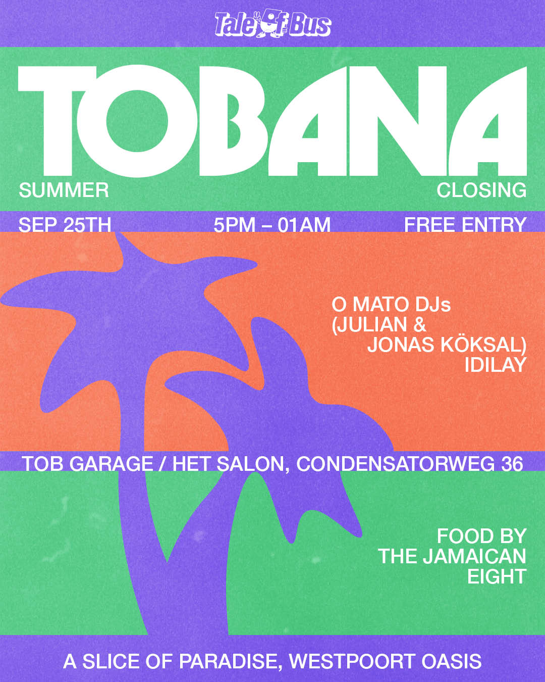Tobana summer closing