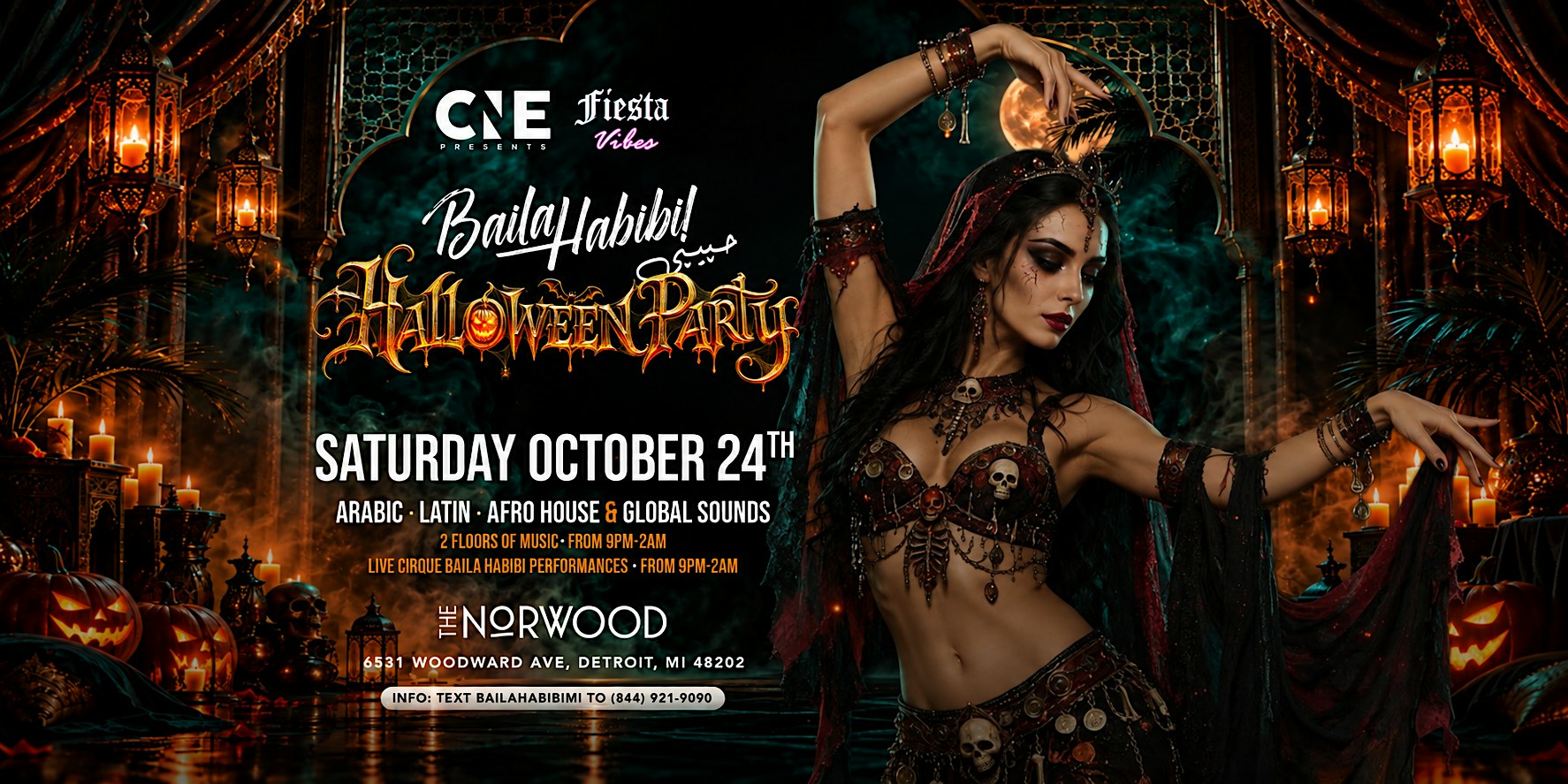 Baila Habibi حبيبي Halloween Party DETROIT MI