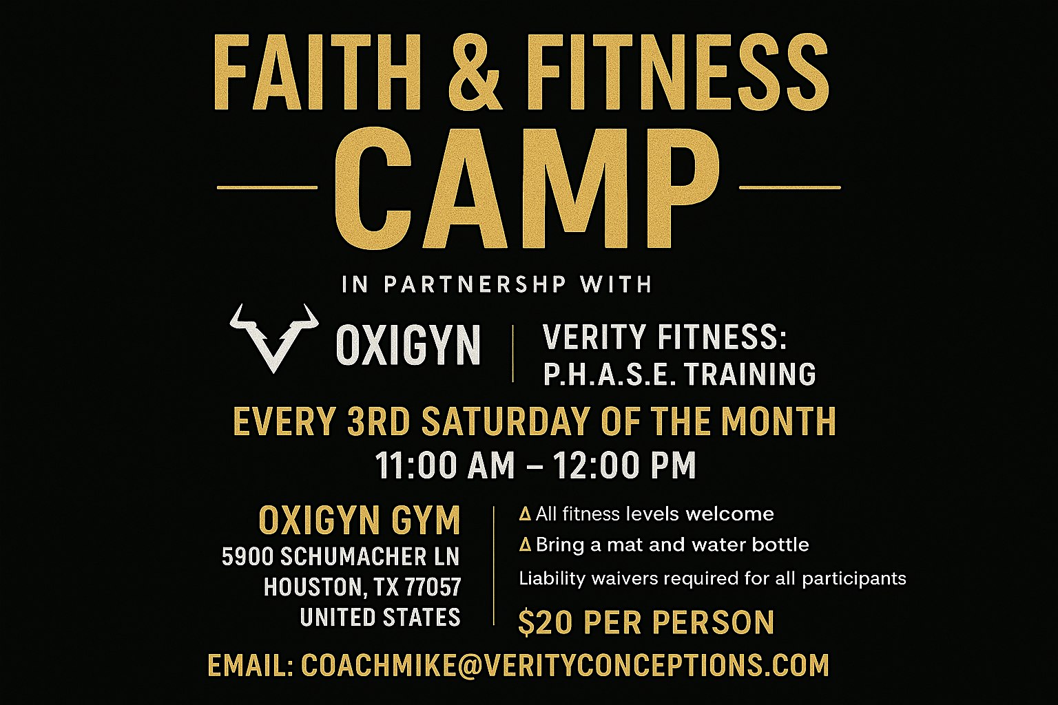 Faith and Fitness Camp