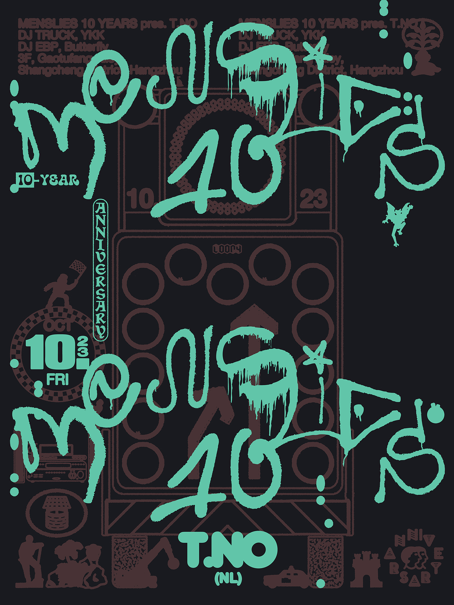 MENSLIES 10 YRS pres. T.NO
