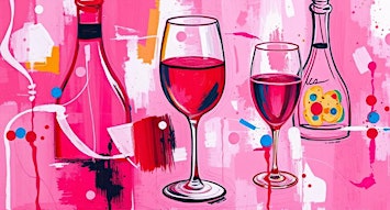 Pink Painting Party: Rosé Bubbles & Brushes in Hamburg