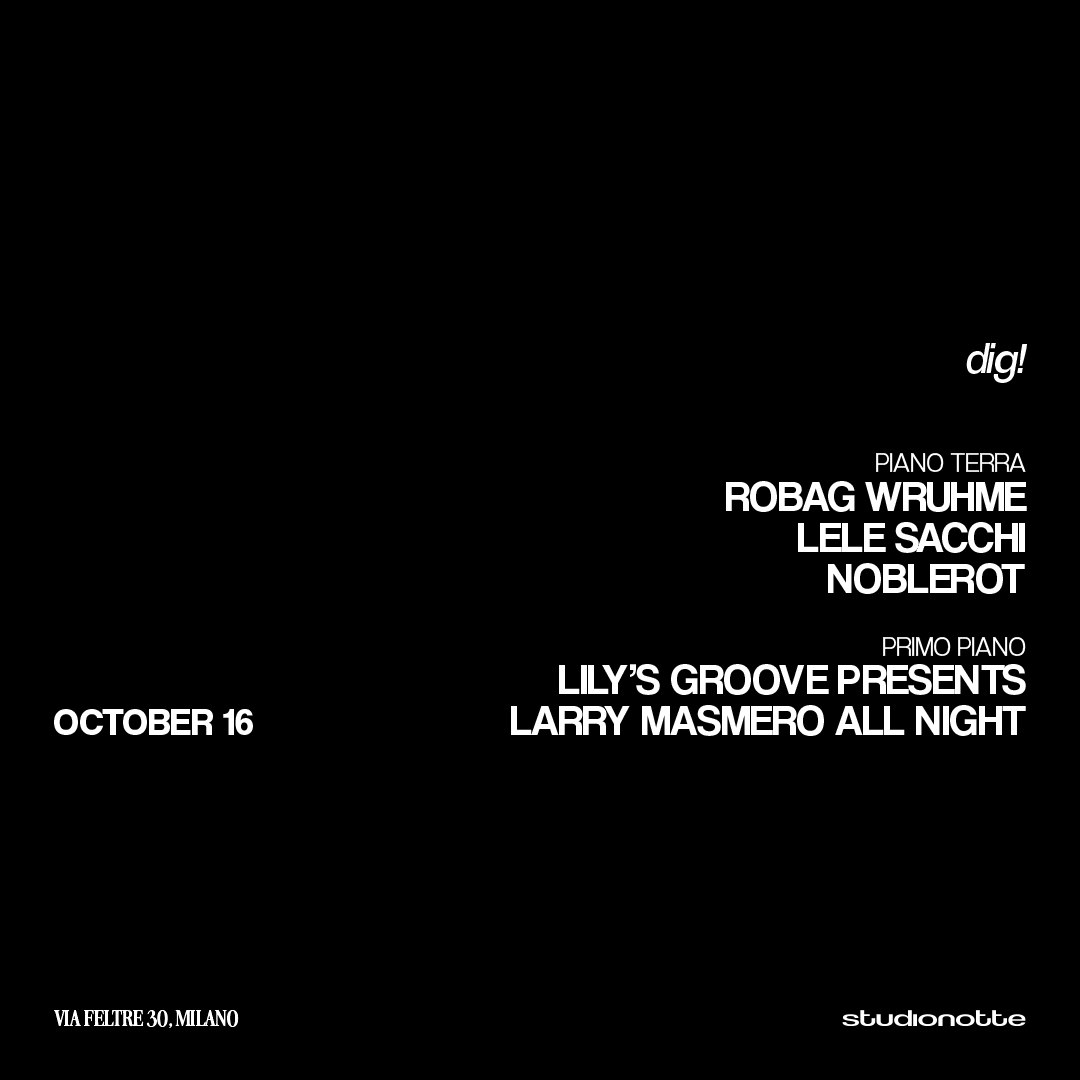 DIG! with Robag Wruhme