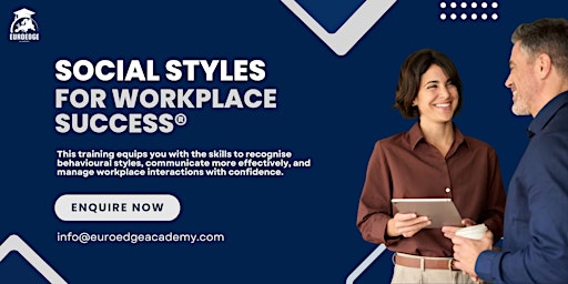Social Styles for Workplace Success® Instructor-Led Training in Glasgow