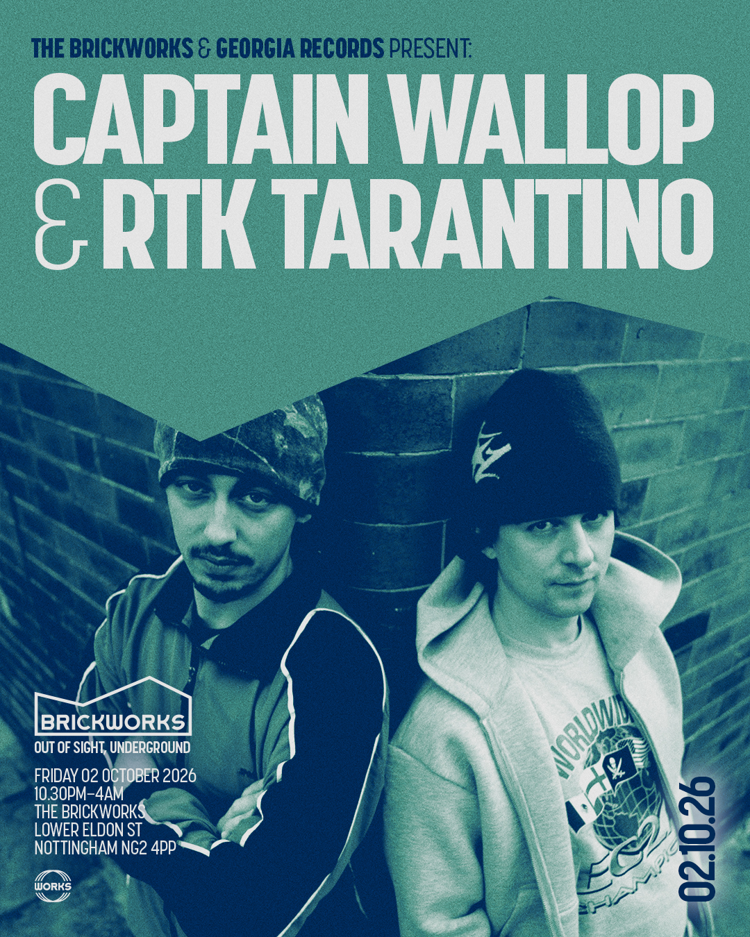 The Brickworks: Captain Wallop & RTK Tarantino