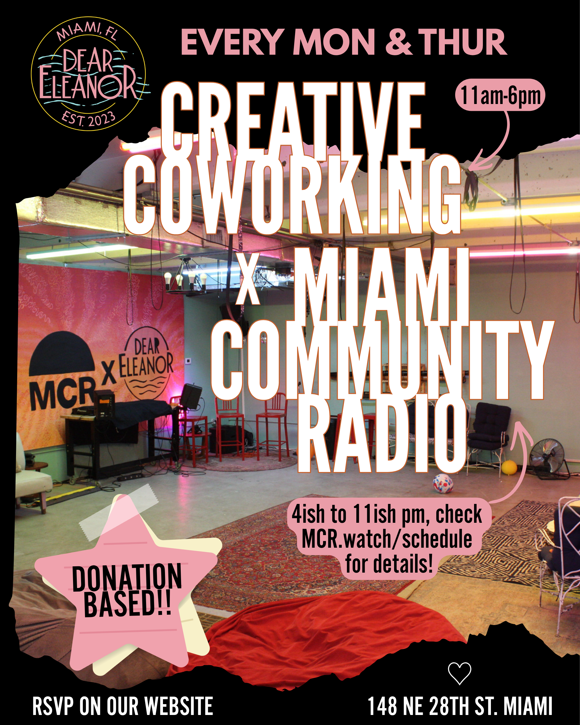 Creative Coworking x Miami Community Radio