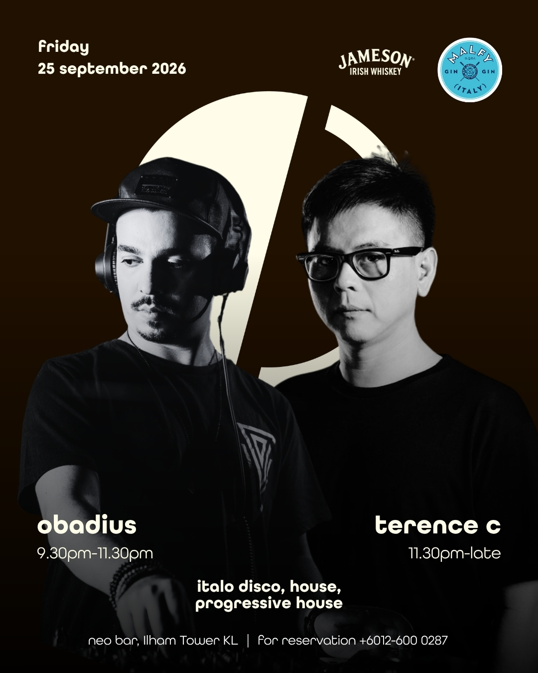 Neo Bar KL 25,26 September Weekend feat. Obadius, Terence C, Low, Biscuit