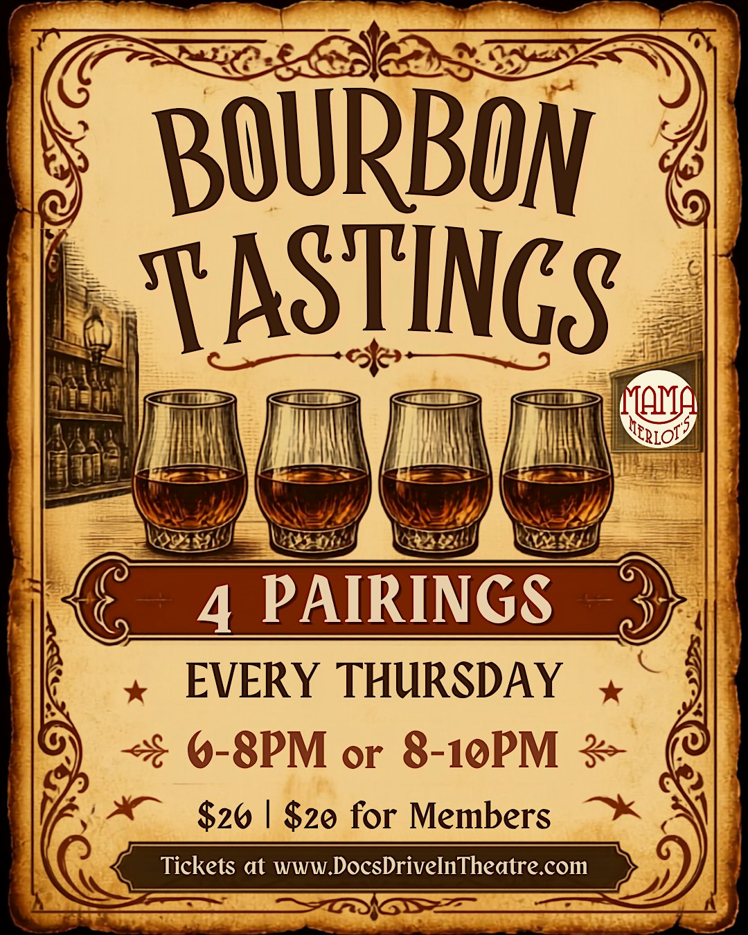 Bourbon Tasting Thursday's at the Speakeasy