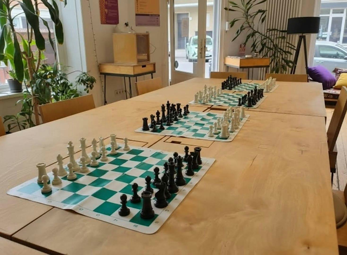 Chess and snack