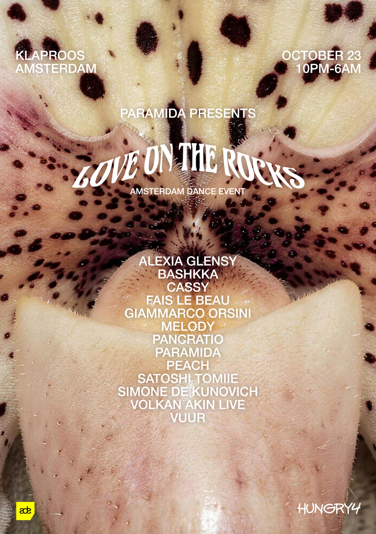 Love On The Rocks - ADE 2026 - Klaproos