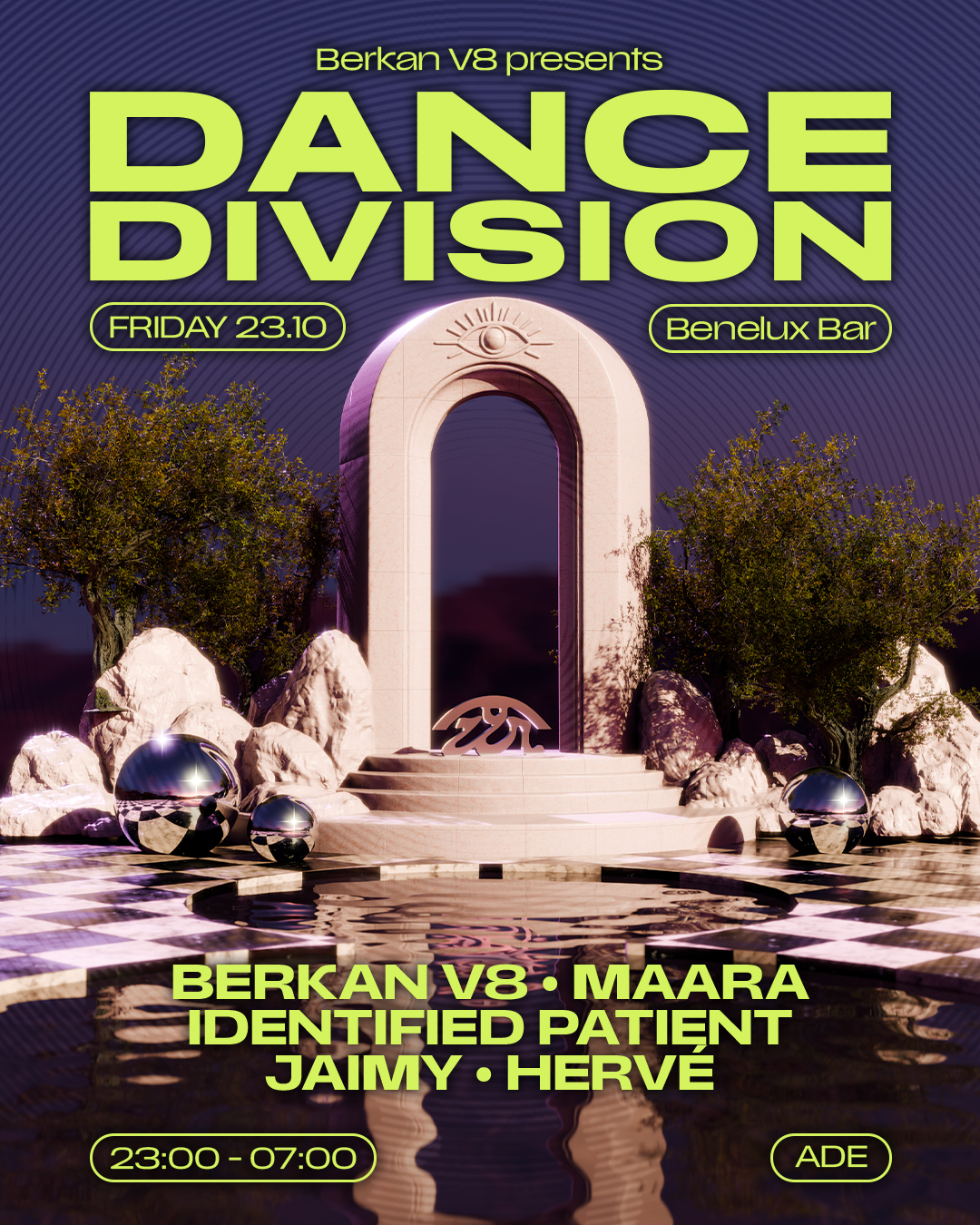 Dance Division ADE: Identified Patient / Maara / Berkan V8 / Hervé / Jaimy