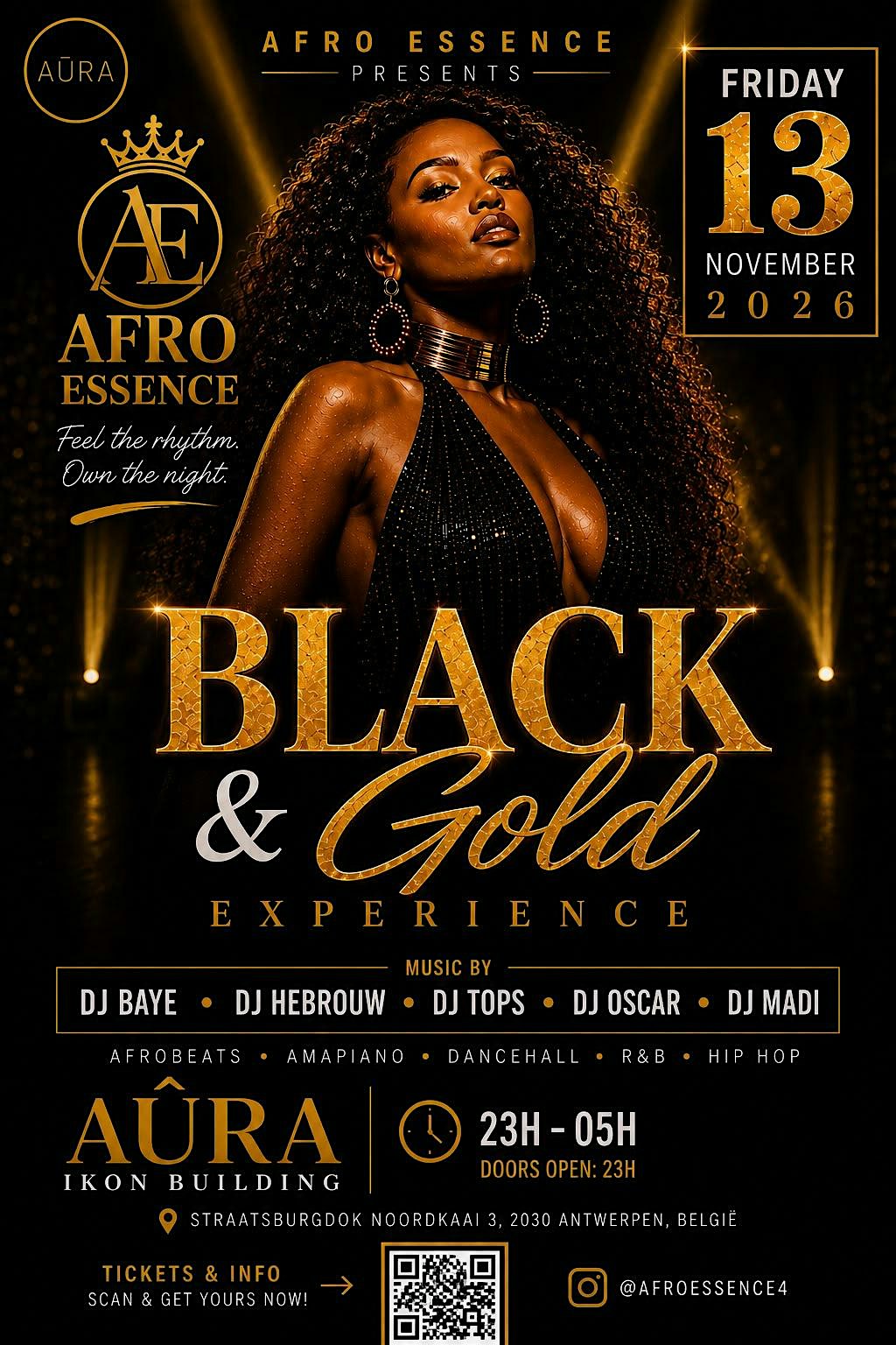 Afro Essence   Black & Gold Experience