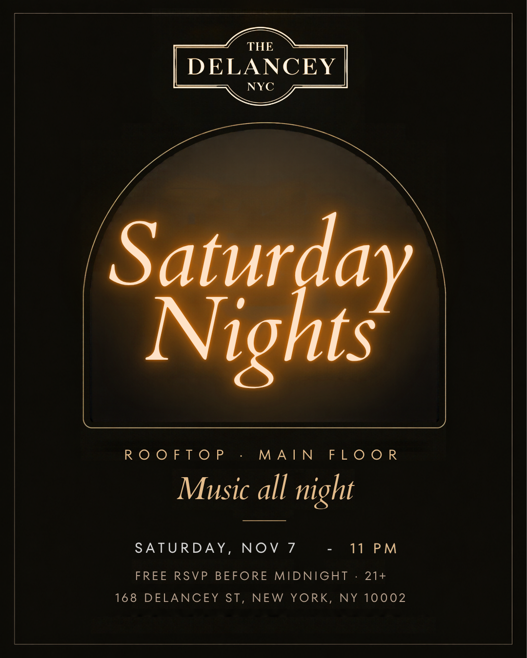 Safaera Saturdays @ The Delancey's Lower Level