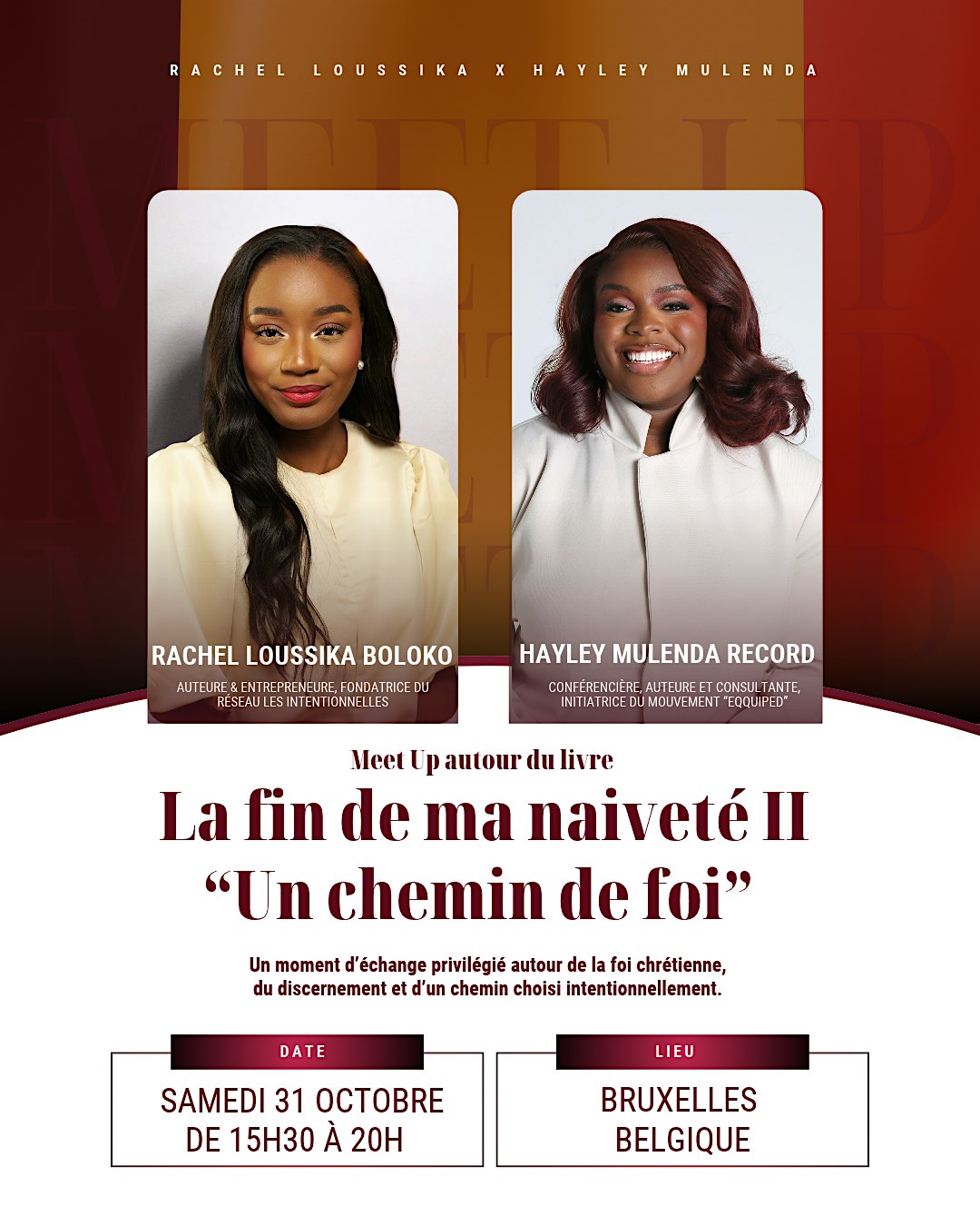 Meet-up Bruxelles - La fin de ma naïveté II : Un chemin de foi