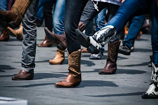 Line Dancing at the Polish Club