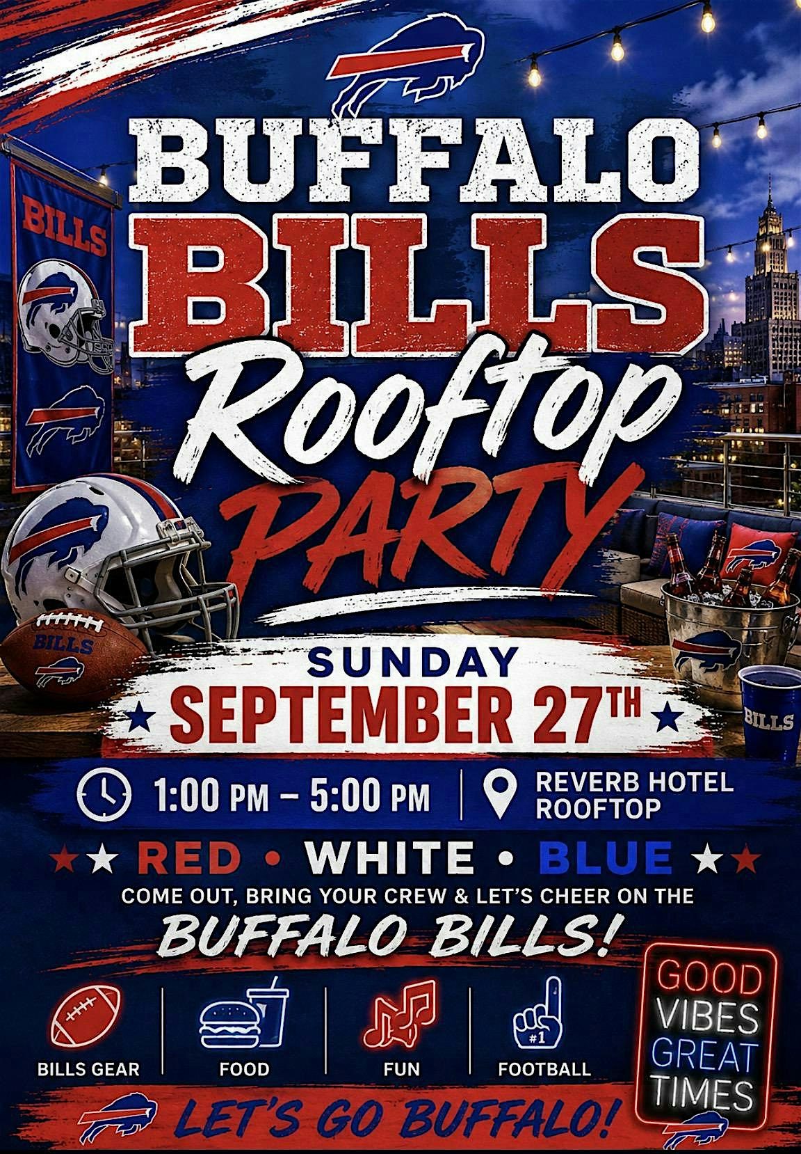 Bills Mafia Rooftop Takeover