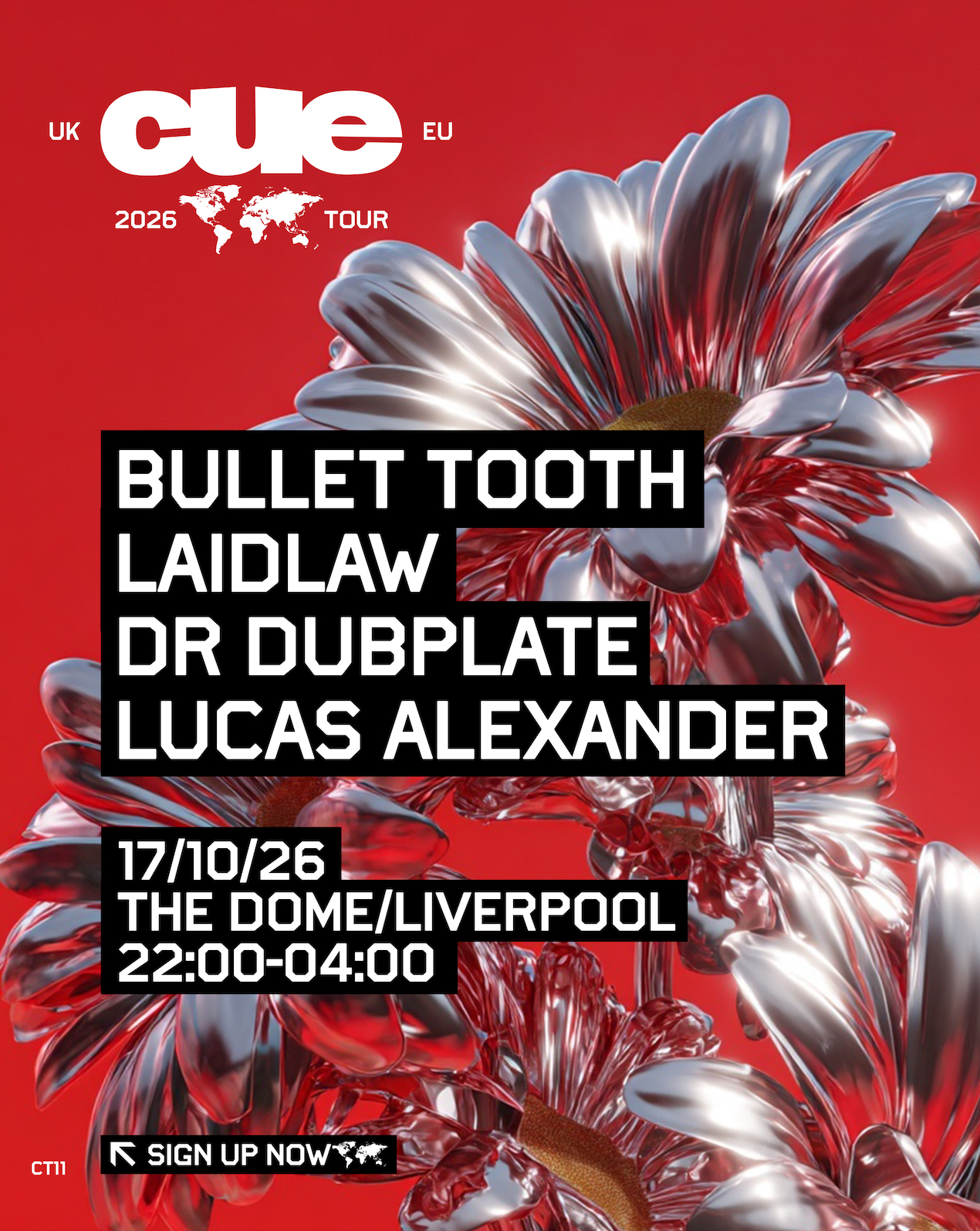 CUE - Liverpool w. bullet tooth, Laidlaw
