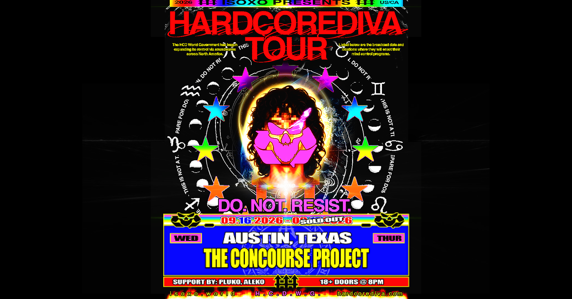 ISOxo pres: Hardcore Diva (Night 1) at The Concourse Project