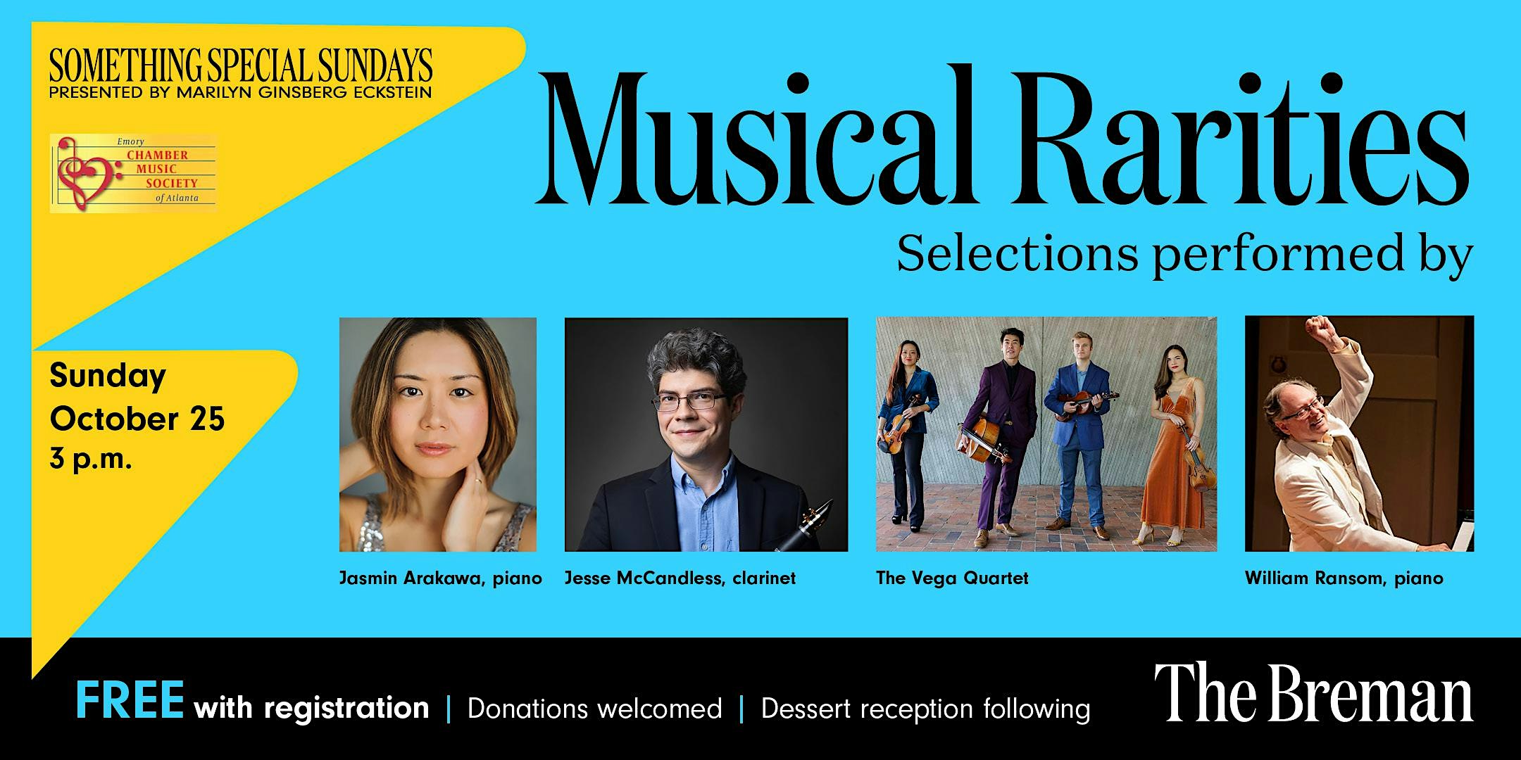 Musical Rarities:  The Emory Chamber Music Society of Atlanta
