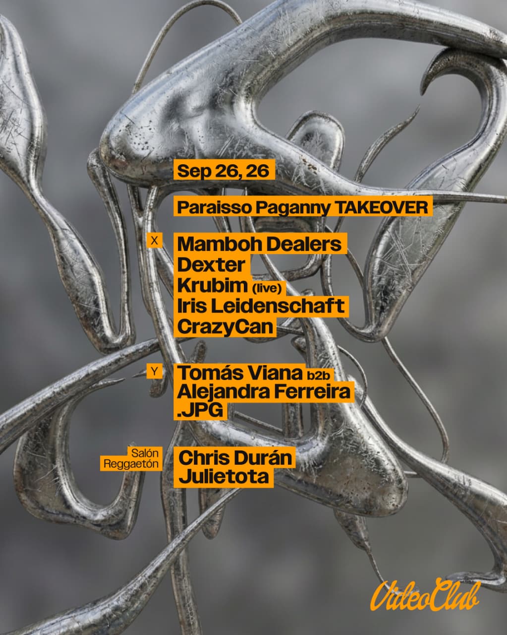 Paraisso Paganny Showcase: Krubim (LIVE), Iris Leidenschaft, Dexter