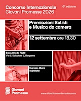 Cerimonia di Premiazione "Concorso Giovani Promesse"