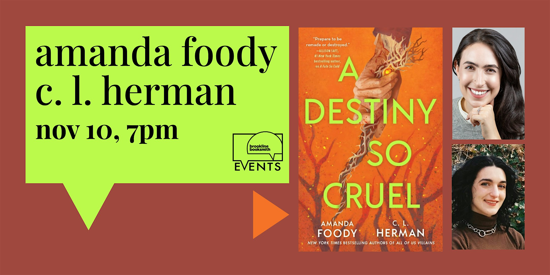 Amanda Foody and C. L. Herman: A Destiny So Cruel