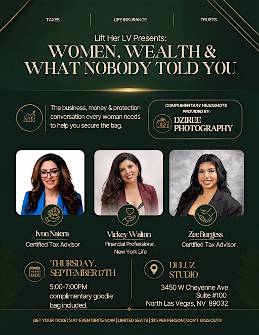 Lift Her LV: Women & Wealth