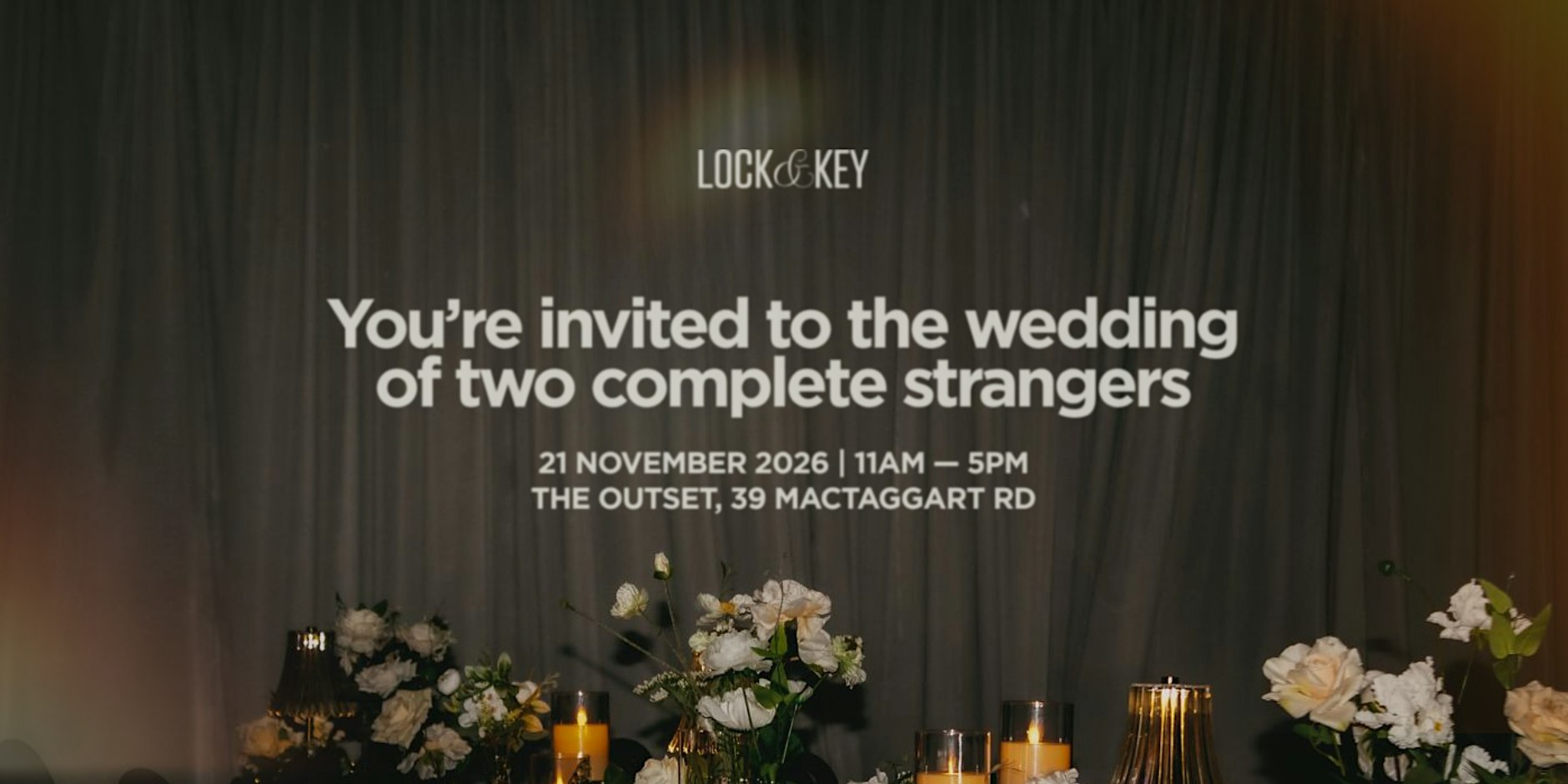 Lock & Key: Wedding Showcase Singapore Nov 2026 by THE OUTSET