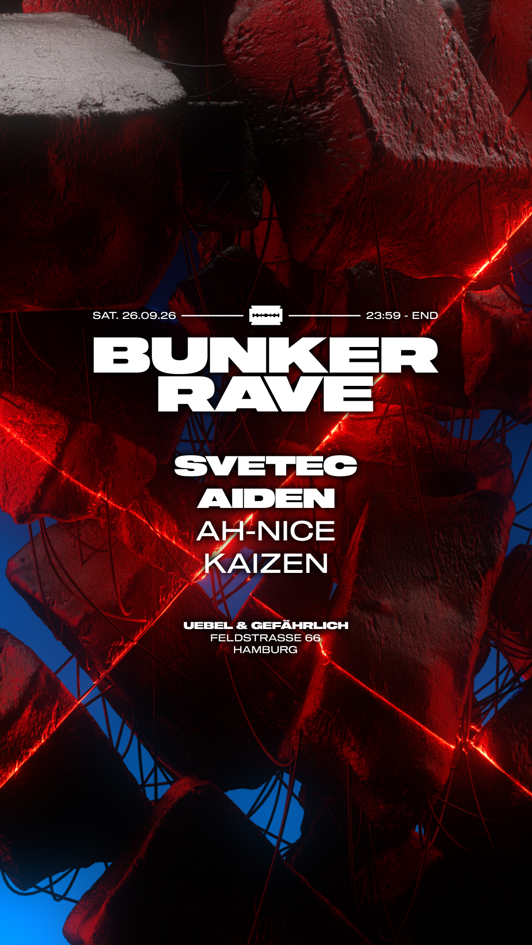 Bunker Rave (Schranz Edition) with AIDEN & Svetec