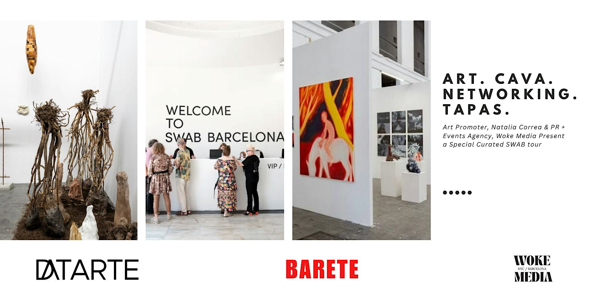 SWAB Guided Art Experience w/ Cava, Networking + Optional Tapas