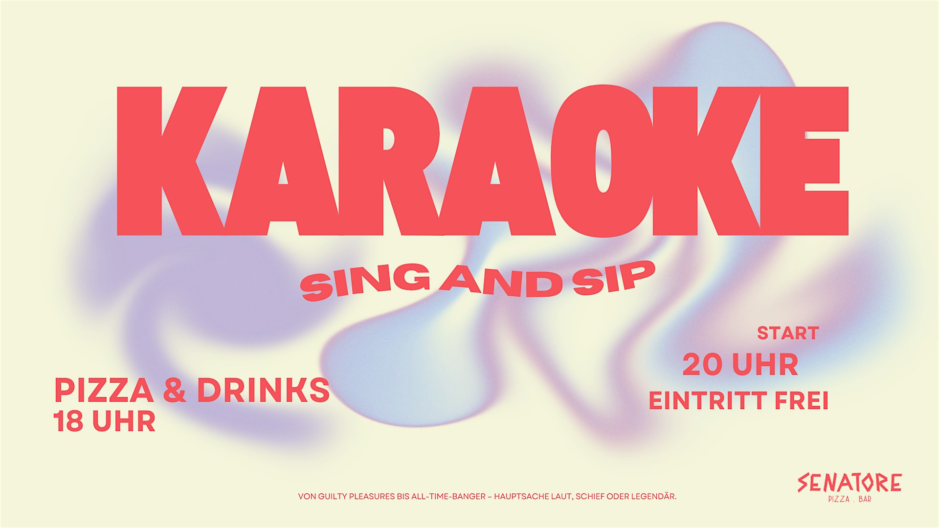 KARAOKE NIGHT - Sing & Sip (Eintritt frei)
