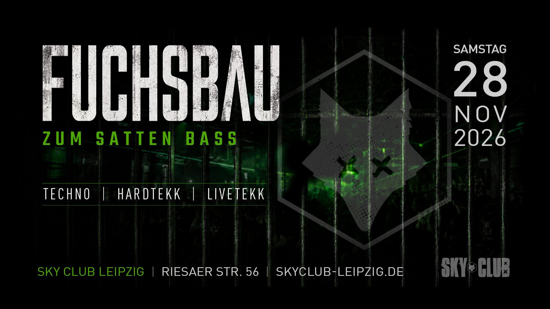 Fuchsbau zum satten Bass