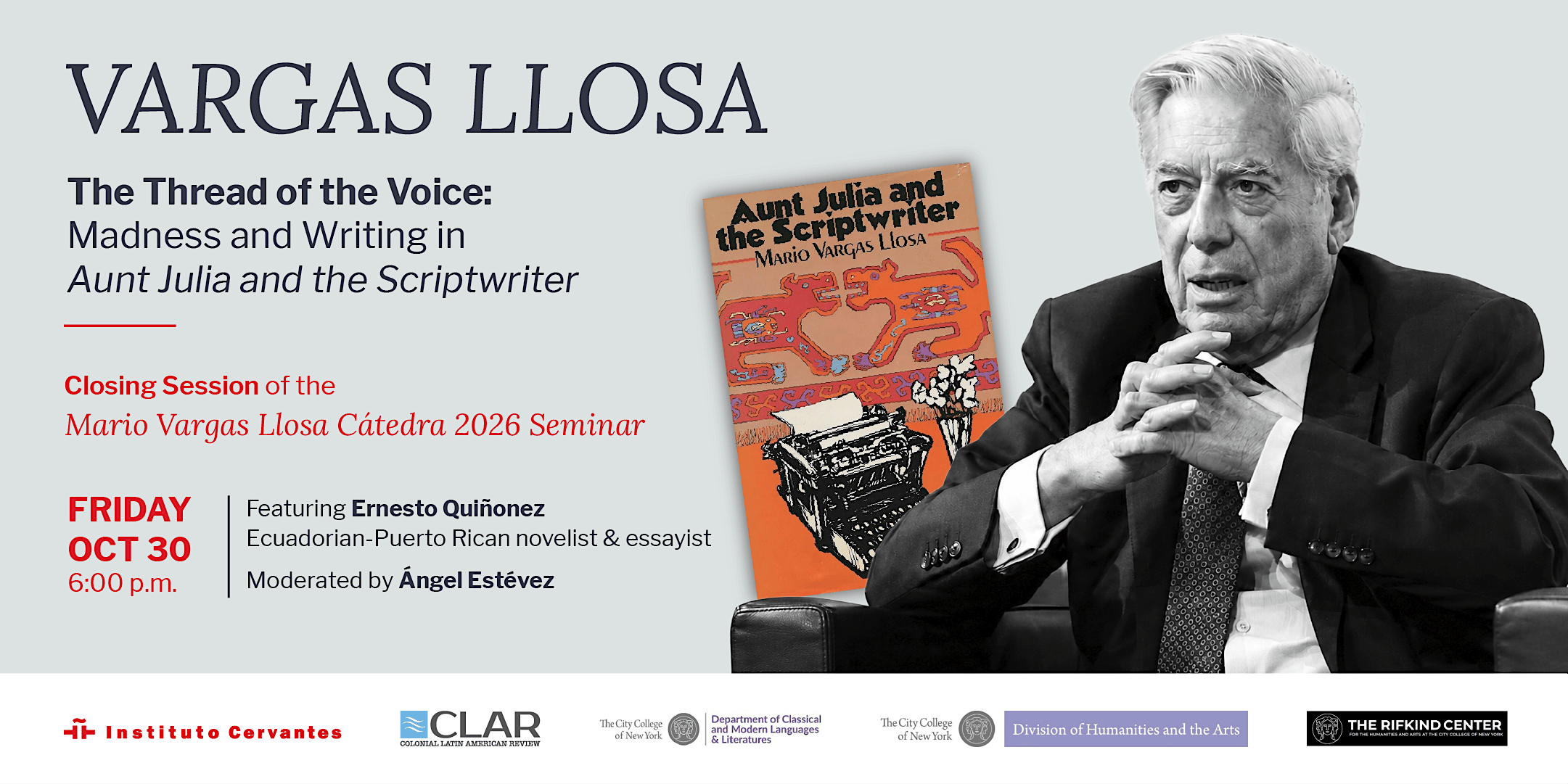 Mario Vargas Llosa Cátedra 2026 - Closing Session