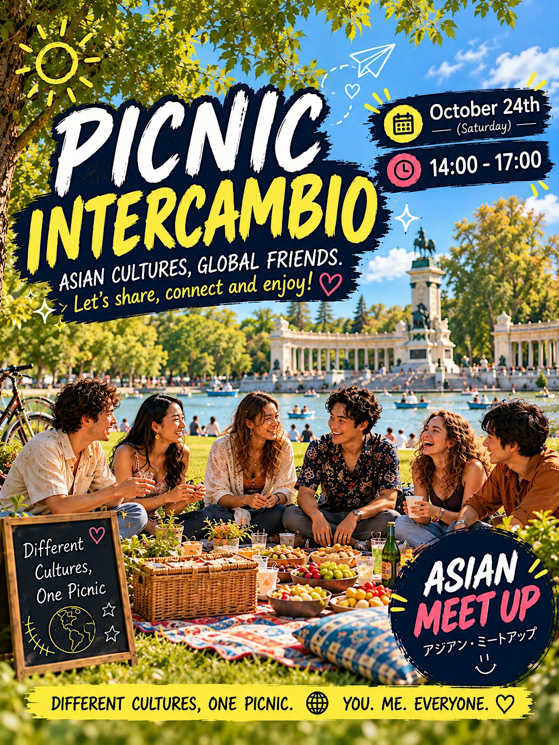 Asian Culture Meetup & Intercambio Evening PICNIC