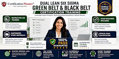 New Orleans Dual Lean Six Sigma Green & Black Belt | Ops Excellence