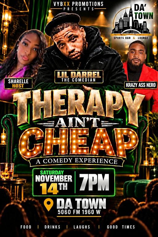 A Comedy Experience: Therapy Ain't Cheap