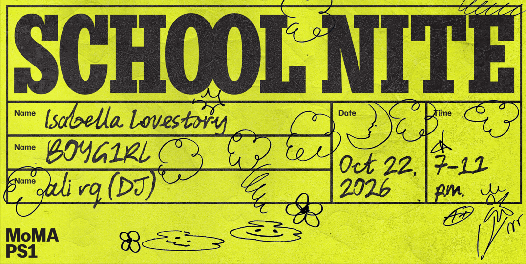 School Nite: Isabella Lovestory, B0YG1RL, Ali RQ (DJ)
