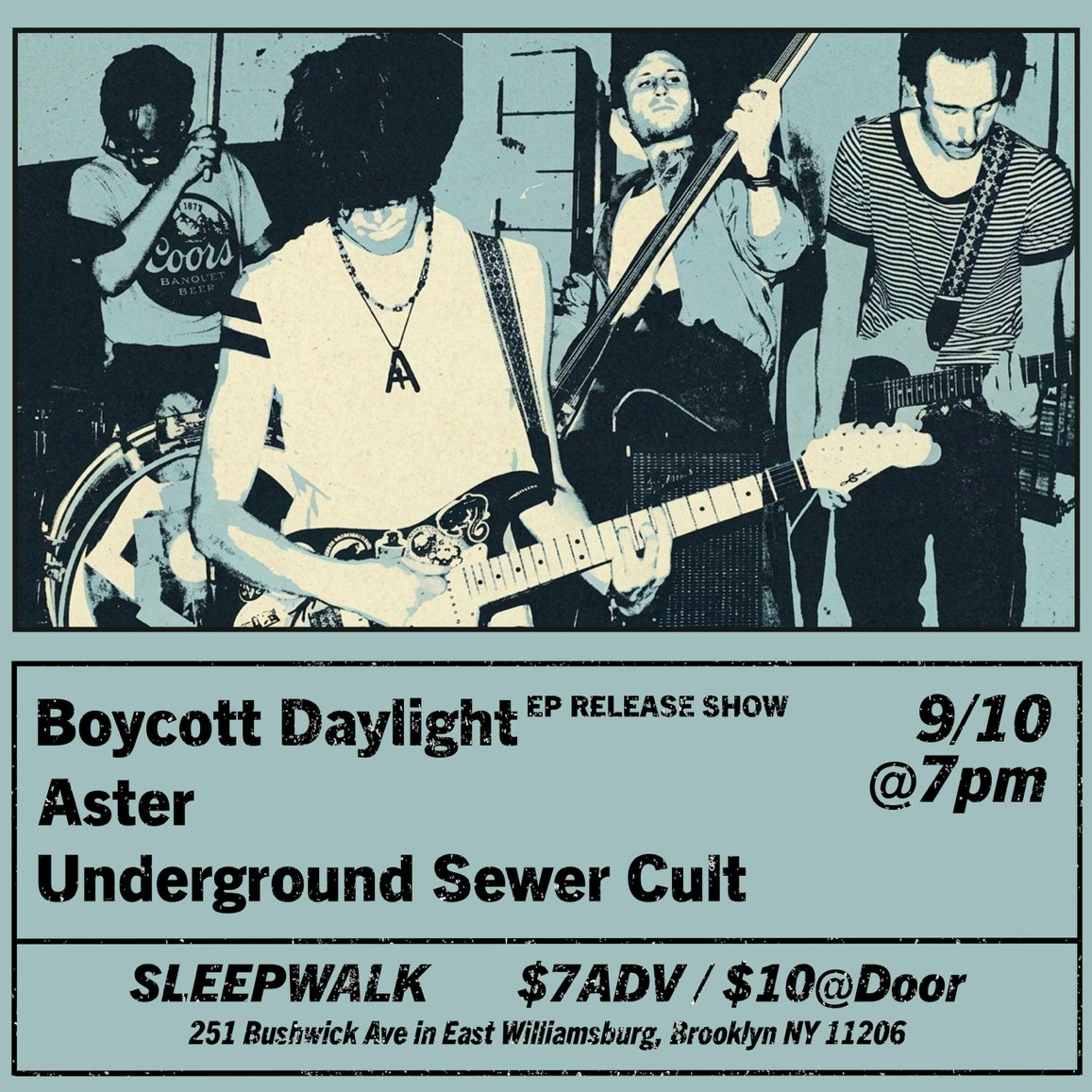 Boycott Daylight (EP Release), Aster, Underground Sewer Cult