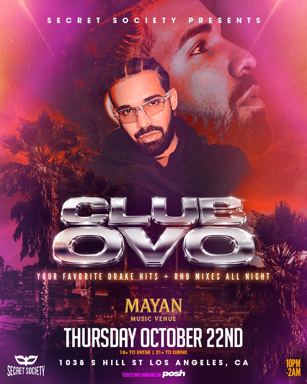 CLUB OVO - DRAKE NIGHT (LOS ANGELES, CALIFORNIA )
