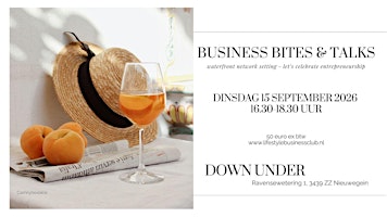 Bites & Bubble Business Talks DownUnder Utrecht