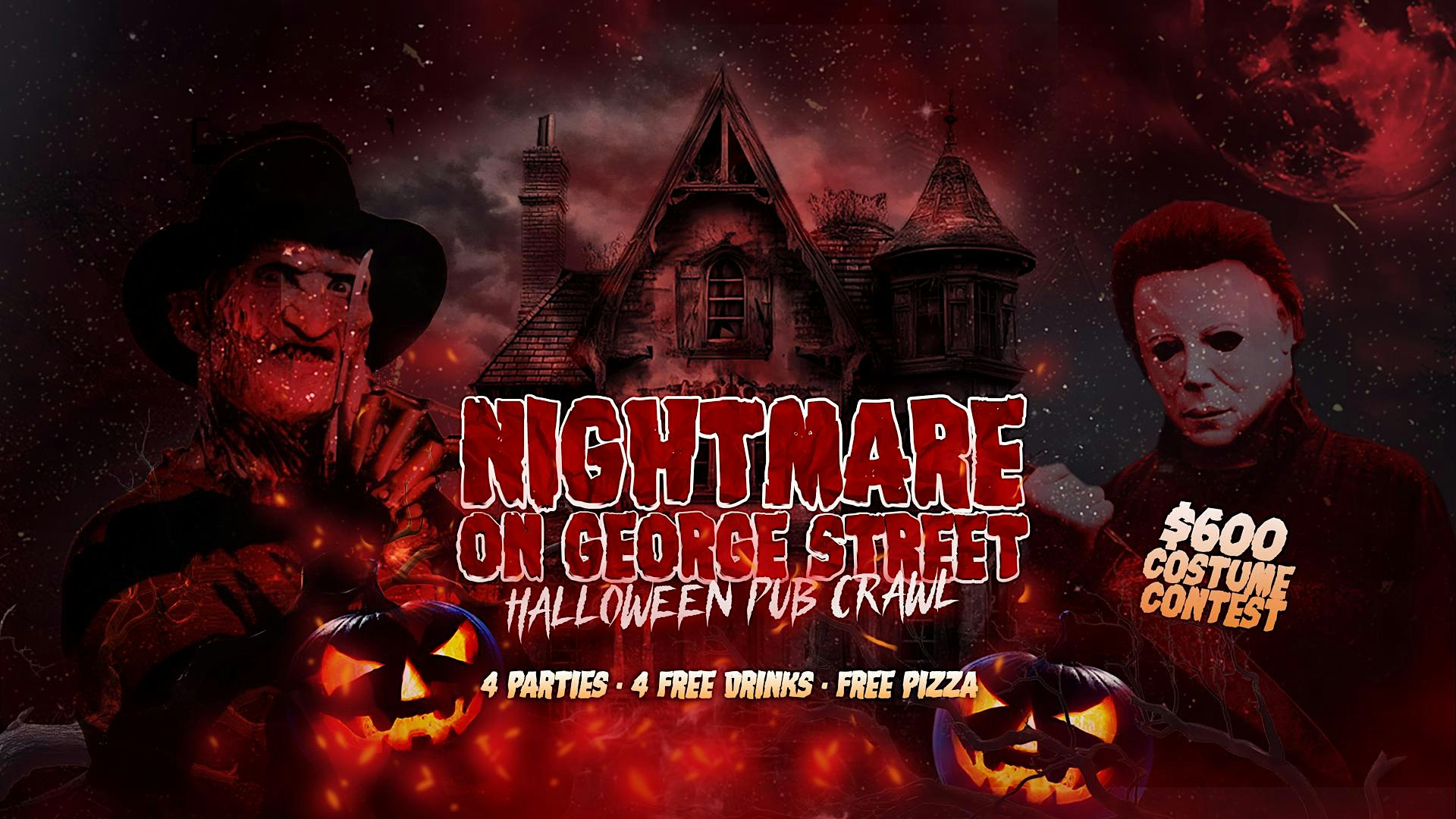 NIGHTMARE ON GEORGE STREET: Halloween Pub Crawl | Saturday 31 October
