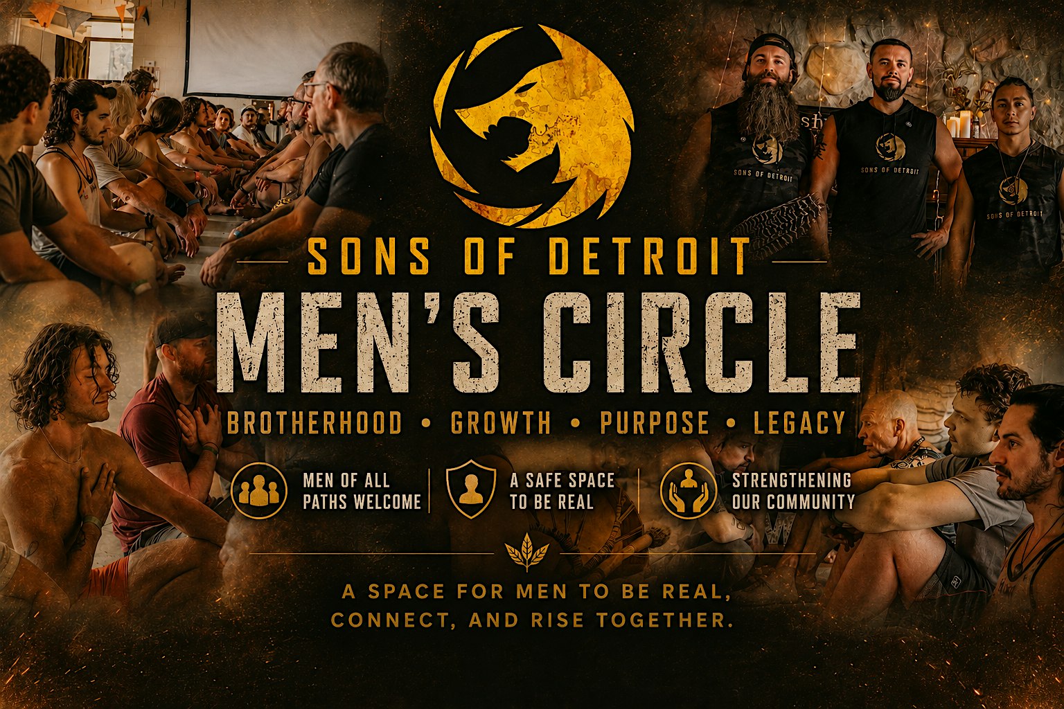 Sacred Men's Group with Sons of Detroit - Troy