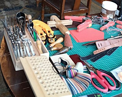 Leather Handbag Workshop with Una Burke in Dublin