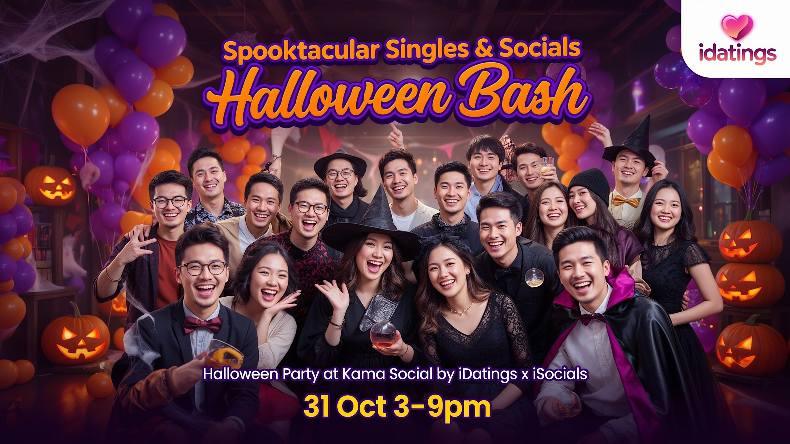 Spooktacular Singles & Socials Halloween Bash