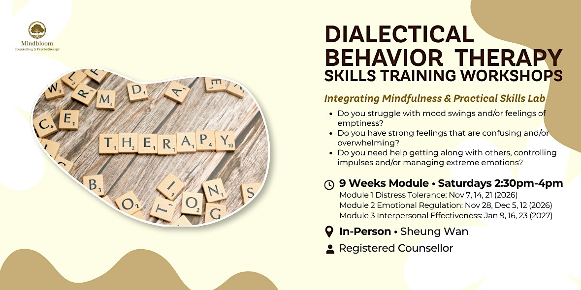 Dialectical Behavior Therapy Skills Training Workshops