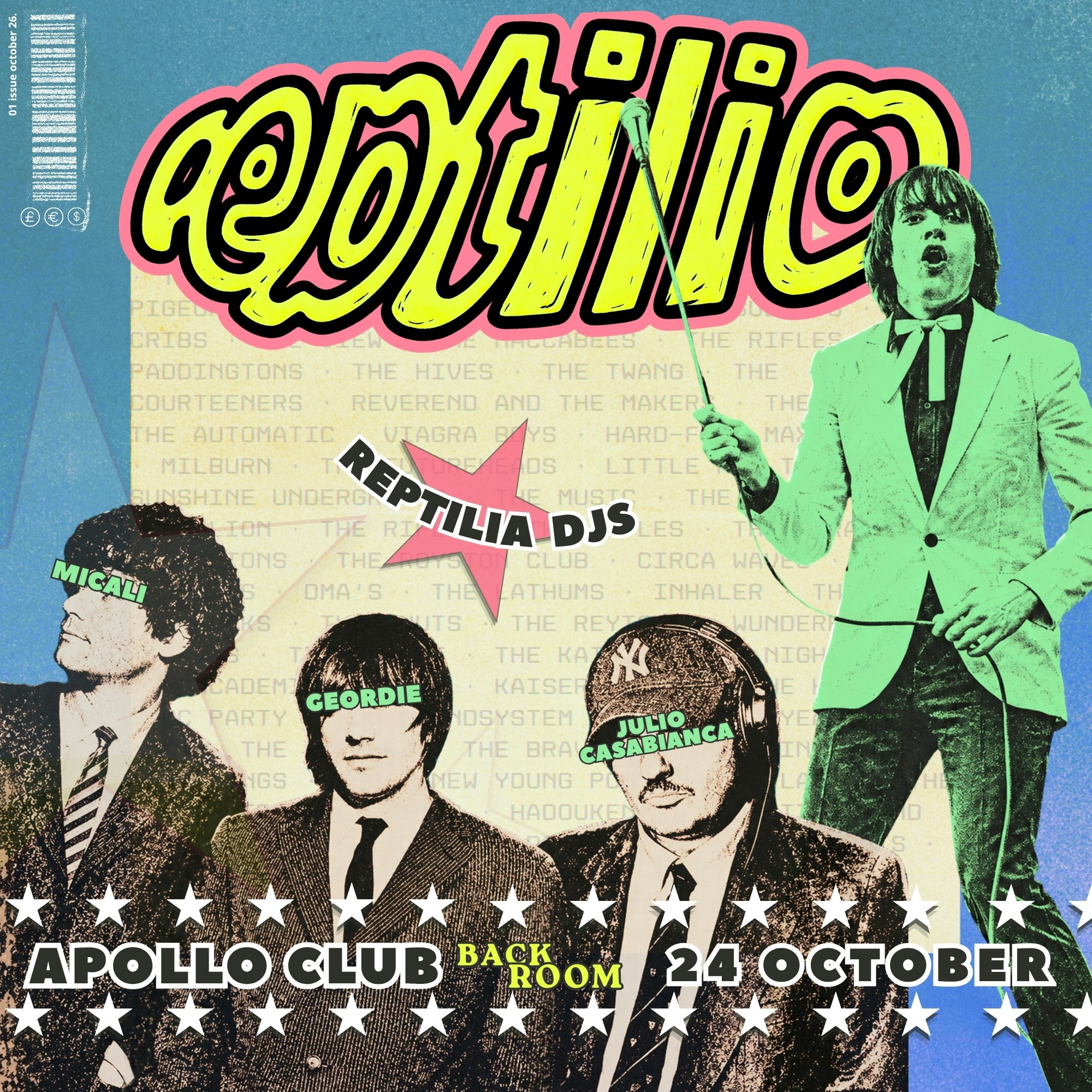 REPTILIA a new club night straight from the 2000’s