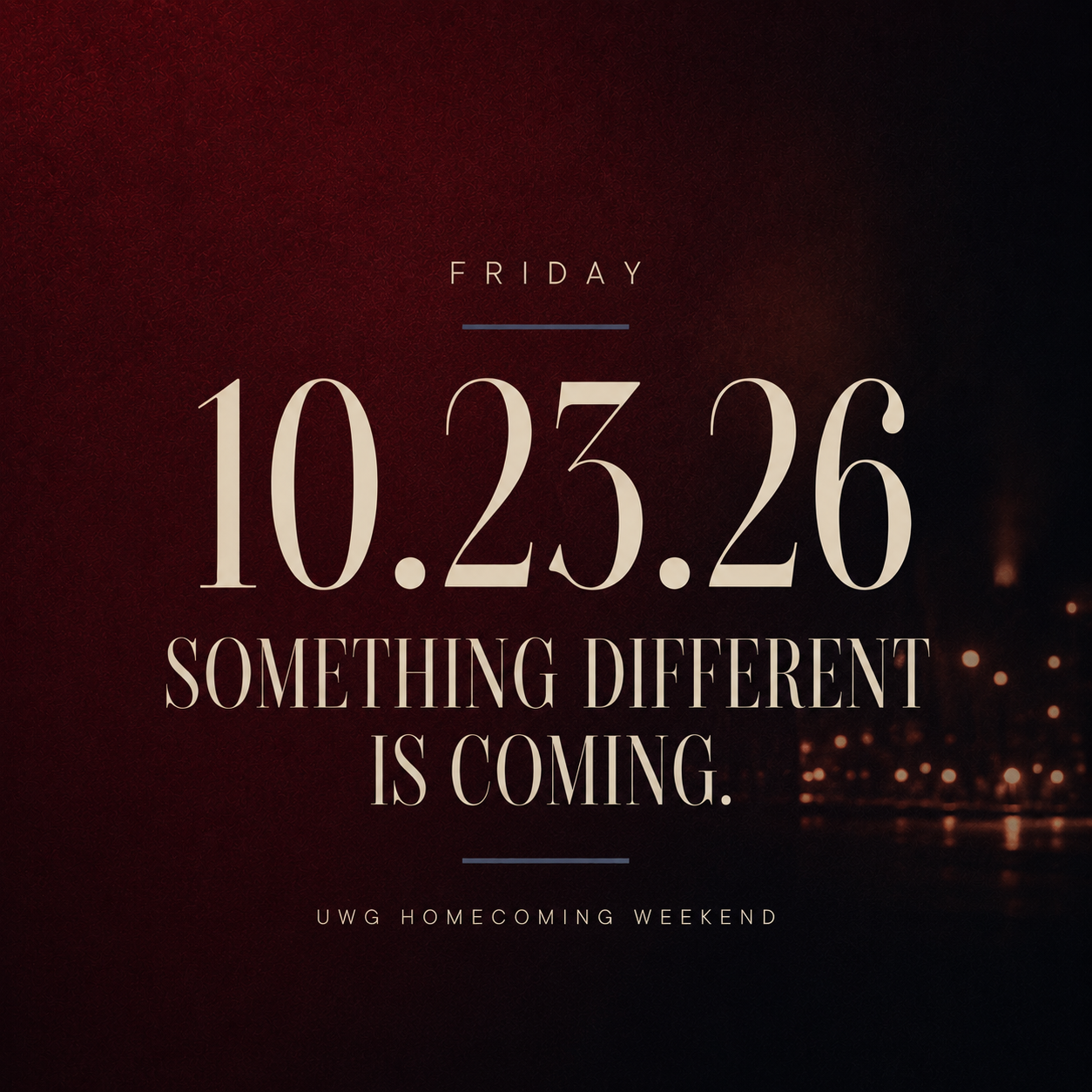 Upperclass: UWG Homecoming Reunion