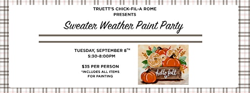 Sweater Weather Paint Party