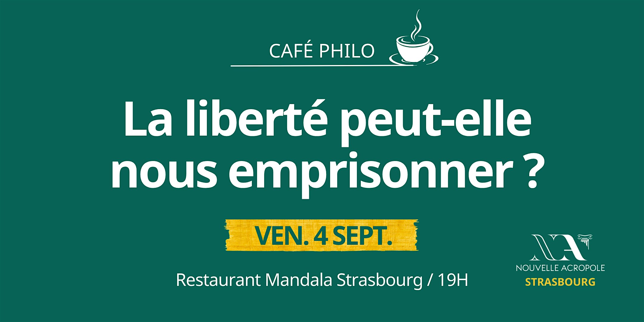 Café philo: la liberté peut-elle nous emprisonner?