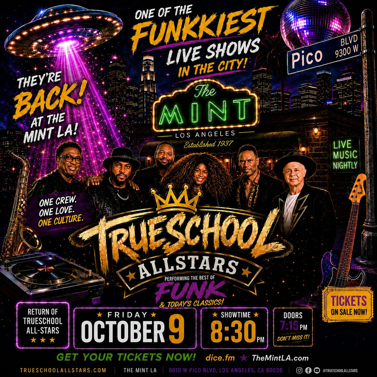 TrueSchool Allstars, Zach Santos, Evan Dexter Big Band